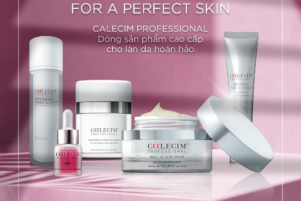 CALECIM Professional giúp phái đẹp có làn da sáng mịn đầy sức sống