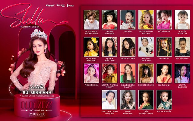 Á khôi Du lịch Việt Nam góp mặt trong show thời trang chào năm mới