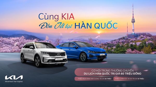 Kia K5 và Kia Sorento ưu đãi đặc biệt gần nửa tỉ đồng